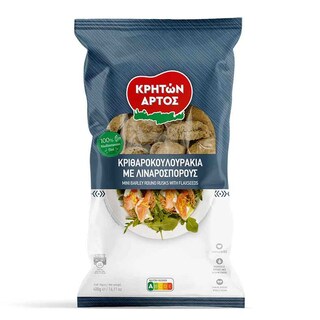 ΚΡΗΤΩΝ ΑΡΤΟΣ | KRIT ARTOS BARLEY RUSK LINSEED 400G