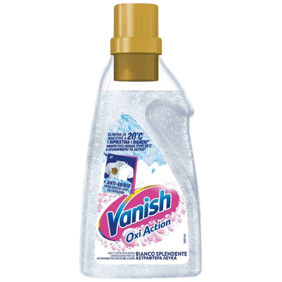 VANISH Λευκαντικό Oxi Action Crystal White Gel 750ml