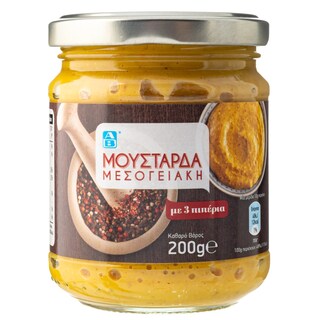 ΑΒ | Μουστάρδα 3 Πιπέρια 200 gr