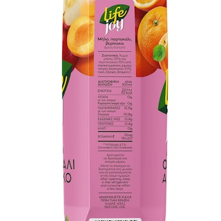 LIFE | Φρουτοποτό Πορτοκάλι Μήλο Βερίκοκο 1lt