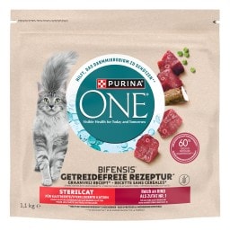 PURINA ONE | Γατοτροφή Sterilcat Bifensis Βοδινό 1.1kg
