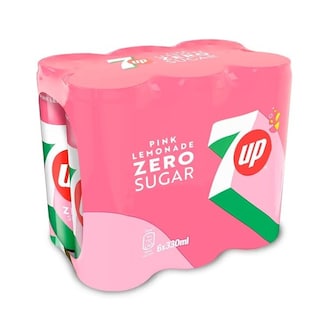 7UP | Αναψυκτικό Pink Lemonade Zero 6x330ml