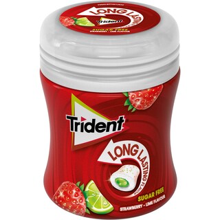 TRIDENT | Τσίχλες Long Lasting Φράουλα Lime 50.6g