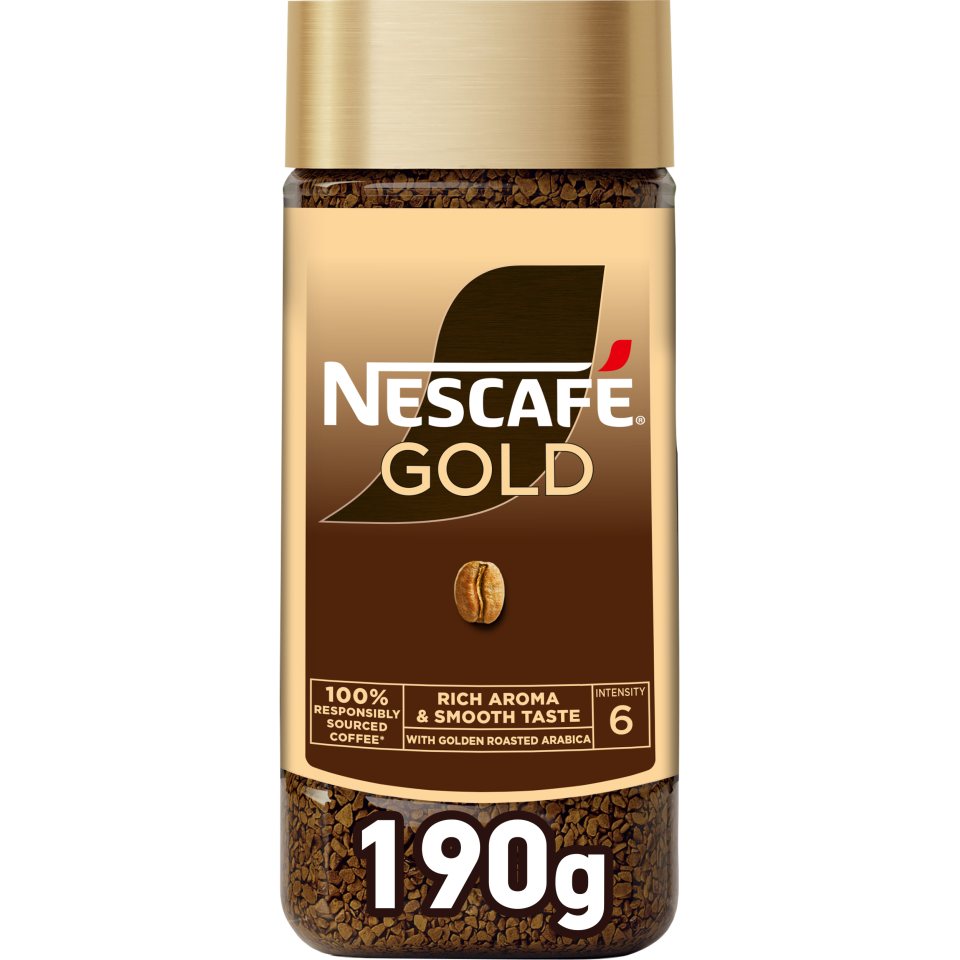 NESCAFE Στιγμιαίος Καφές Gold 190g