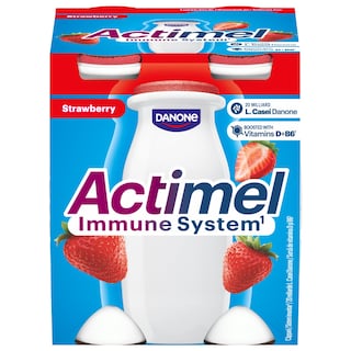 ACTIMEL | Ρόφημα Γιαουρτιού Φράουλα 4x100ml