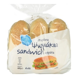 ΑΒ ΕΠΙΛΟΓΗ | Ψωμάκια Sandwich Σταρένια 480g