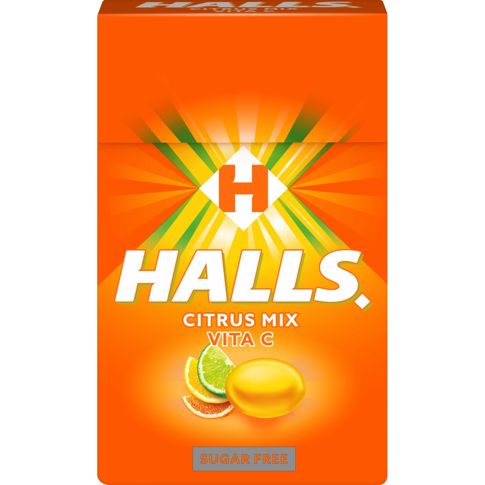 HALLS Καραμέλες Βιταμίνη C 28g
