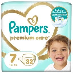 PAMPERS | Πάνες Μωρού Premium Care Νο7 32 Τεμάχια
