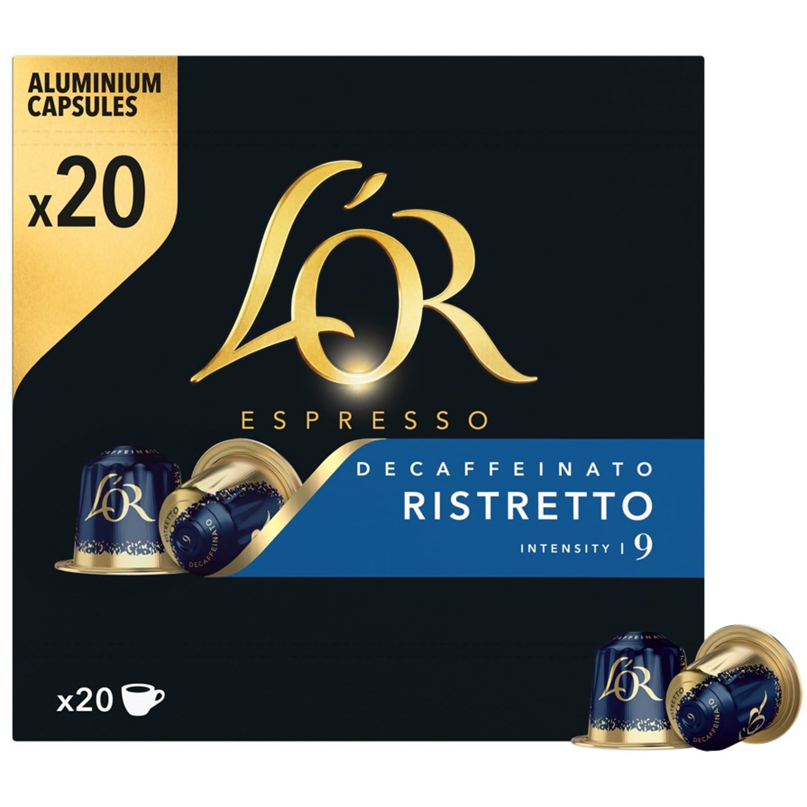 Κάψουλες Καφέ Espresso Ristretto Decaf 20x5.2g