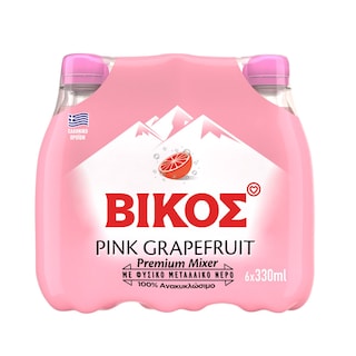 ΒΙΚΟΣ | Αναψυκτικό Pink Grapefruit 6x330ml
