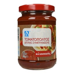 ΑΒ | Τοματοπολτός Διπλής Συμπύκνωσης Βάζο 200g