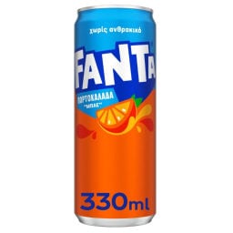 FANTA | Αναψυκτικό Πορτοκαλάδα Μπλε Χωρίς Ανθρακικό Κουτί 330ml