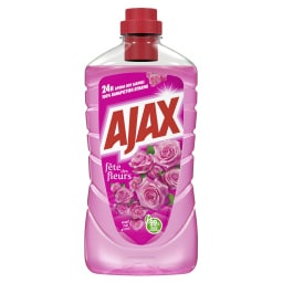 AJAX | FETE DES FLEURS | Καθαριστικό Πατώματος Γιορτή Λουλουδιών Ρόδο της Αυγής 1lt