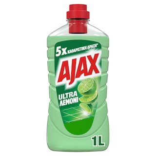 AJAX | ULTRA | Καθαριστικό Πατώματος Ultra Λεμόνι 1lt