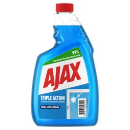 AJAX | Καθαριστικό Τζαμιών Triple Action Ανταλλακτικό 750ml