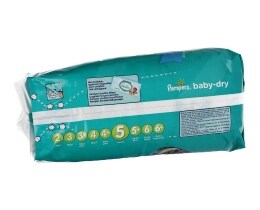 PAMPERS | BABY DRY | DIAPERS JUNIOR 11 - 25 KGR No 5 23PIECES