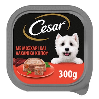 CESAR | Σκυλοτροφή Μοσχάρι & Λαχανικά 300g