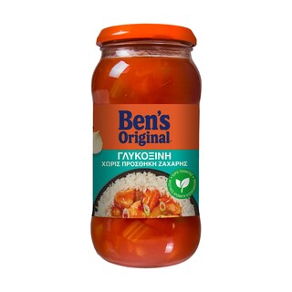 BEN'S | Σάλτσα Γλυκόξινη Χωρίς Προσθήκη Ζάχαρης 440g