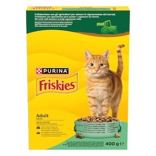 FRISKIES | Ξηρά Τροφή Γάτας Κουνέλι & Κοτόπουλο με Λαχανικά 400g