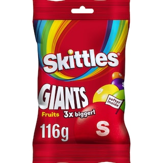 SKITTLES | Καραμέλες Φρούτων Giants 116g