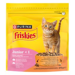 FRISKIES | Γατοτροφή Junior Κοτόπουλο Με Λαχανικά 375 gr