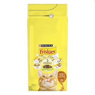 FRISKIES | Ξηρά Τροφή Γάτας Κοτόπουλο & Γαλοπούλα με Λαχανικά 2kg