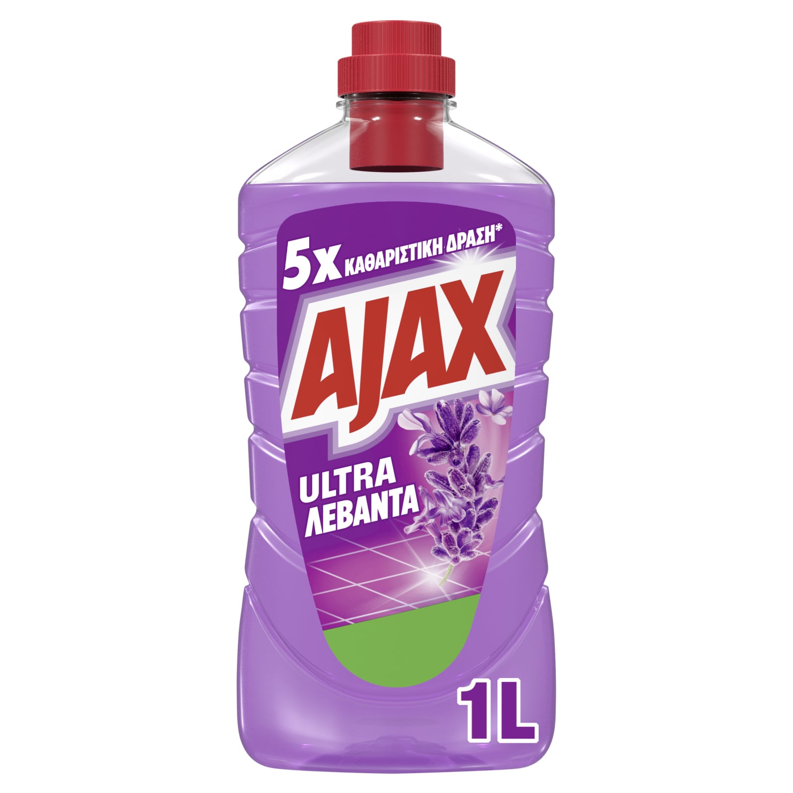 AJAX Καθαριστικό Πατώματος Ultra Λεβάντα 1lt