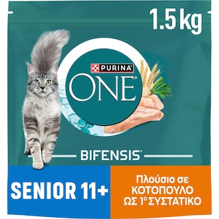PURINA ONE | Γατοτροφή Senior 11+ Κοτόπουλο 1.5kg