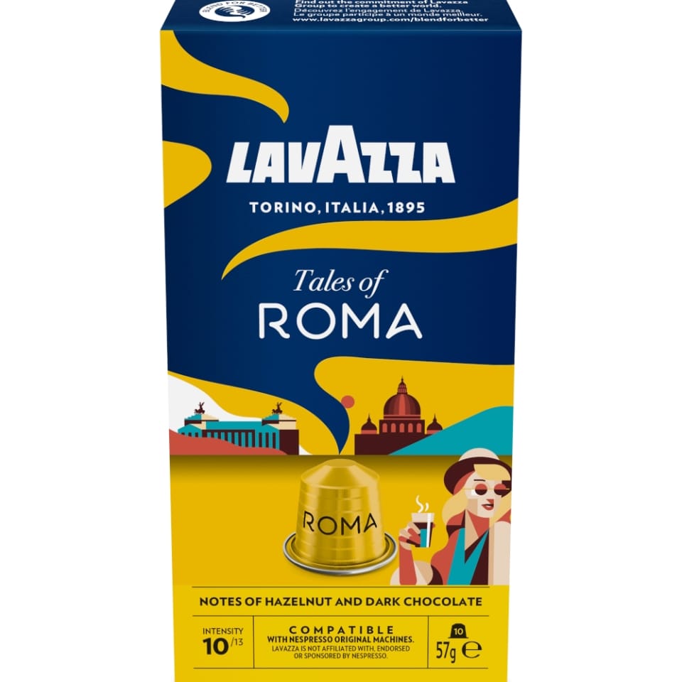 LAVAZZA Κάψουλες Καφέ Espresso Roma 10x5.7g