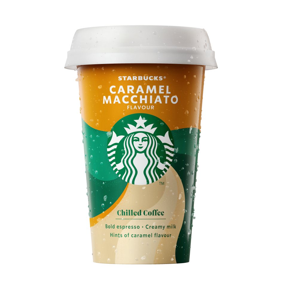 STARBUCKS Ρόφημα Καφέ Caramel Macchiato 220ml