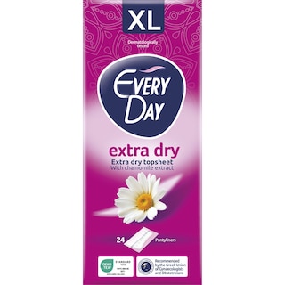 EVERY DAY | Panty Liners XL Extra Dry 24 Pieces