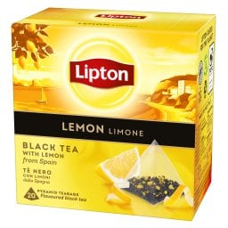 LIPTON | ΤΣΑΪ ΜΑΥΡΟ ΛΕΜΟΝΙ ΠΥΡΑΜΙΔΑ 20 ΦΑΚΕΛΑ Χ 1,7 GR