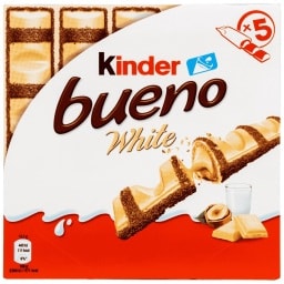 KINDER | Λευκή Σοκολάτα Bueno Φουντούκι 5x19.5g