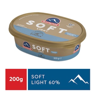ΟΛΥΜΠΟΣ | Βούτυρο Soft Ανάλατο 60% Λιπαρά 200g