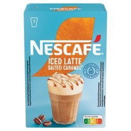 NESCAFE | GOLD | Στιγμιαίος Καφές Iced Latte Salted Caramel 7x14.5g