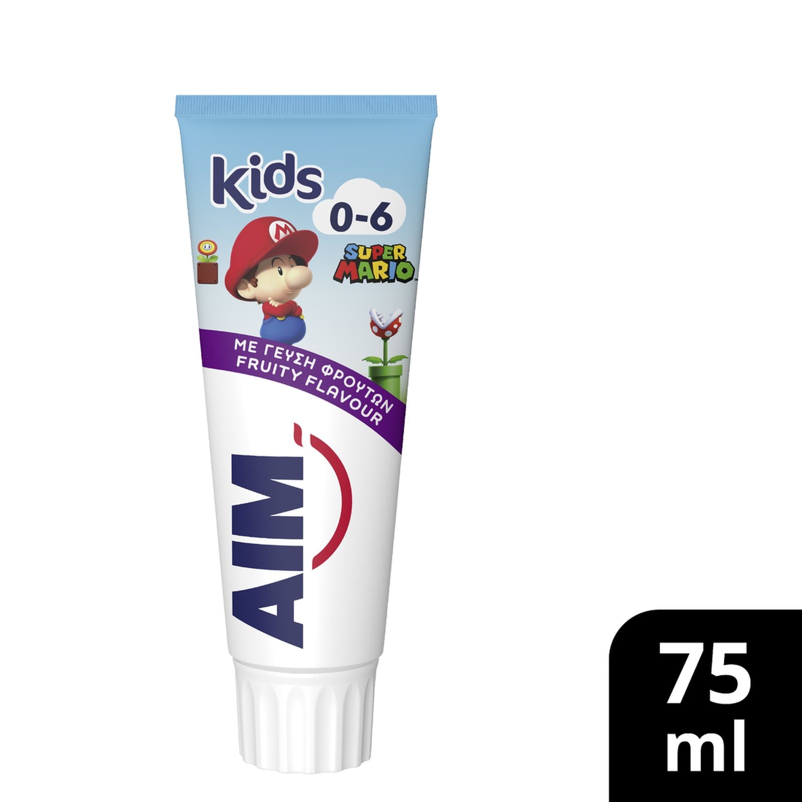 AIM Οδοντόκρεμα Παιδική 0-6 Ετών 75ml
