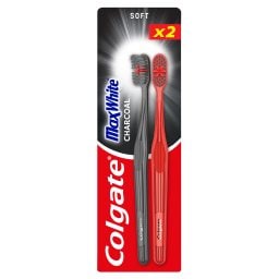 COLGATE | Οδοντόβουρτσα Max White Charcoal 2 Τεμάχια