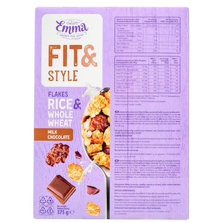 EMMA | Δημητριακά Fit & Style Σοκολάτα Γάλακτος 375g