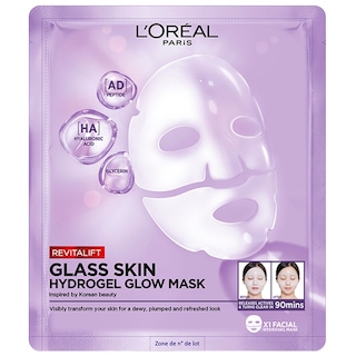 L'OREAL | Μάσκα Προσώπου Revitalift Filler Glass Skin Hydrogel 1 Τεμάχιο