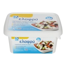 ΑΒ | ΛΕΥΚΟ ΤΥΡΙ ΕΛΑΦΡΥ ΣΥΣΚΕΥΑΣΜΕΝΟ ΣΕ ΑΛΜΗ 400 GR
