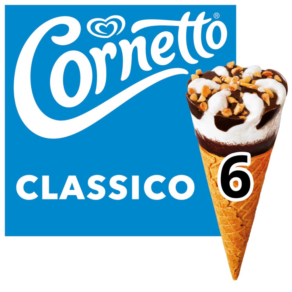 CORNETTO Παγωτό Χωνάκι 6X60gr