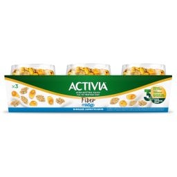 ACTIVIA | Επιδόρπιο Γιαουρτιού Fiber Νιφάδες Δημητριακών 3x163g
