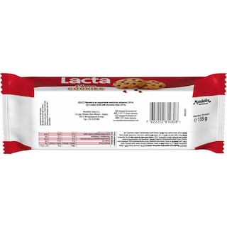 LACTA | Μπισκότα Choco Cookies 135g