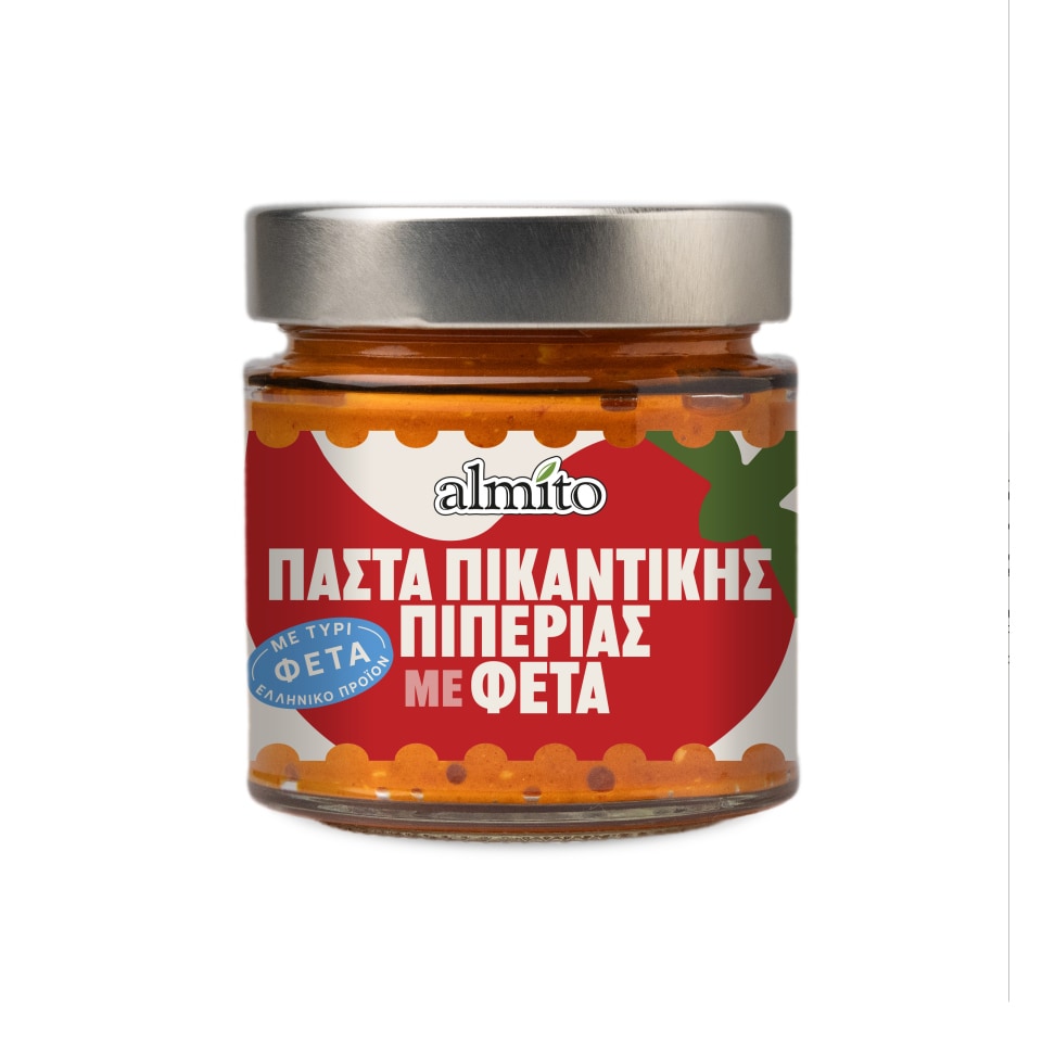 ALMITO Πάστα Πικάντικης Πιπεριάς με Φέτα 190gr