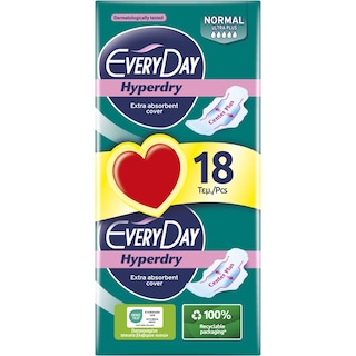 EVERY DAY | Σερβιέτες Ultra Plus Hyperdry Economy Normal 18 Τεμάχια