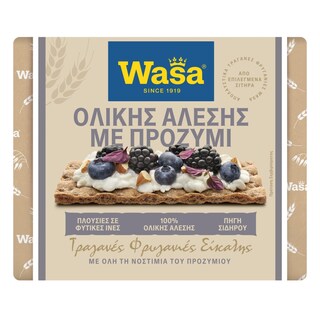 WASA | Φρυγανιές Ολικής Άλεσης Προζύμι 235g
