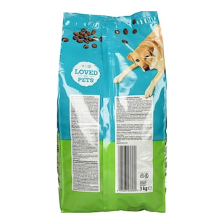 LOVED BY PETS | Σκυλοτροφή Βοδινό Κοτόπουλο Αρακά 3kg