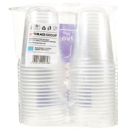 THRACE | Ποτήρια Πλαστικά Ovo 350ml 36 Τεμάχια
