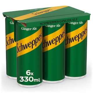 SCHWEPPES | Αναψυκτικό Ginger Ale Κουτί 6x330ml