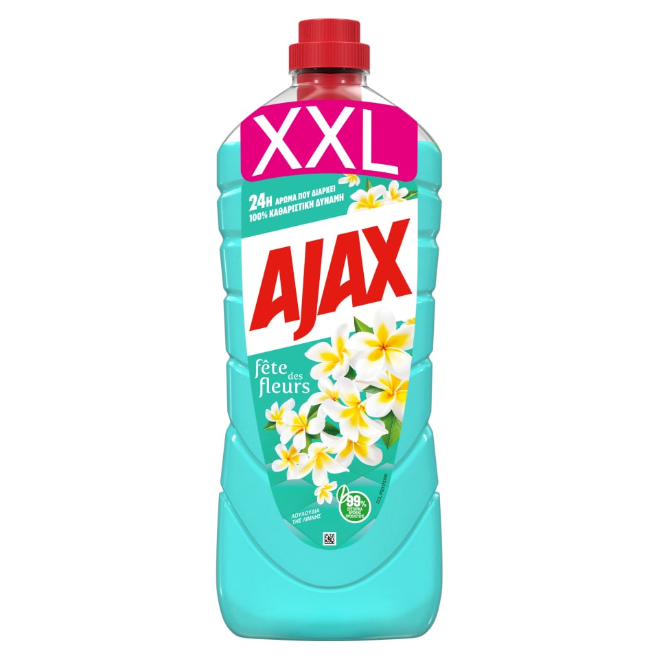 AJAX Υγρό Καθαρισμού Fete Des Fleurs Λουλούδια Λίμνης 1.5lt